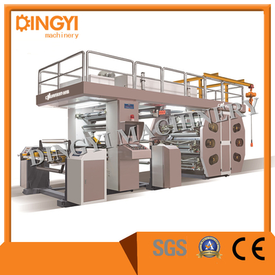 760MM Folia PVC UV Stack Sześć kolorów High Speed ​​Ci Flexo Printing Machine